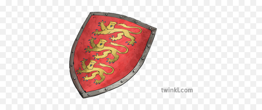 Plantagenet Coat Of Arms Illustration - Twinkl Norman Twinkl Png,Blank Coat Of Arms Template Png