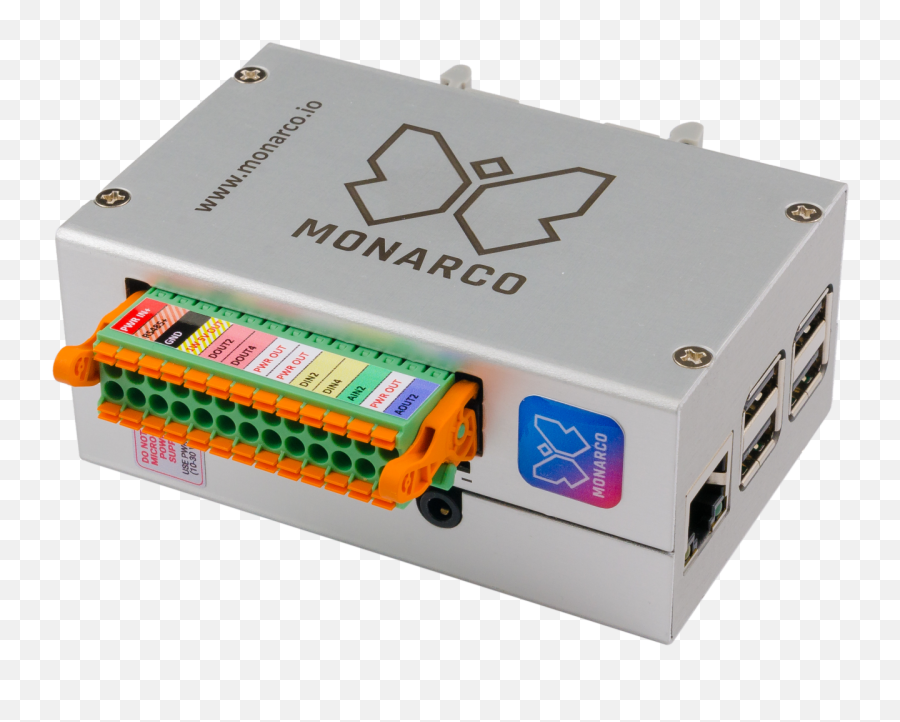 Monarco Hat - Industrial Raspberry Pi Case Png,Raspberry Pi Logo