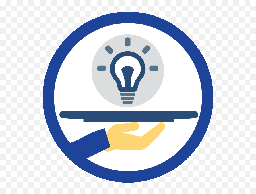 Designing An Engaging And - Circle Png,Blue Light Bulb Icon
