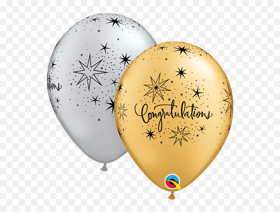 Latex Balloons - Gold And Black Balloon Png,Gold Balloon Png