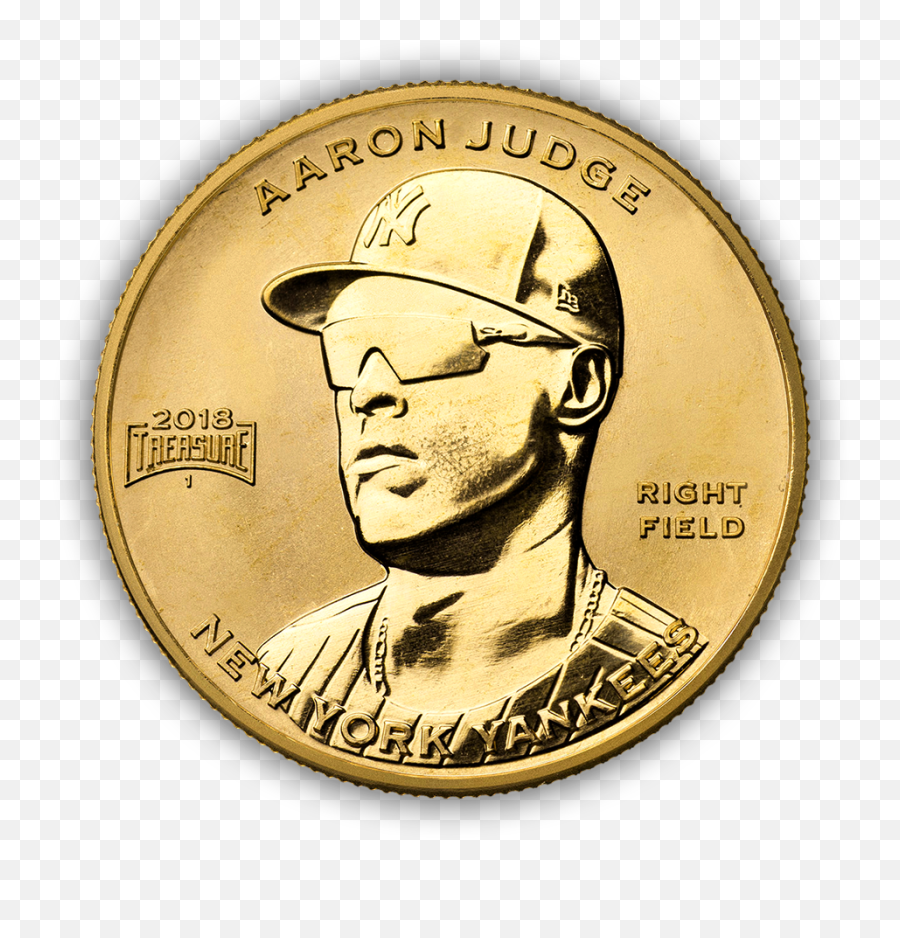 Newyorkyankees Aaronjudge Gold Shadow - Coin Png,Aaron Judge Png