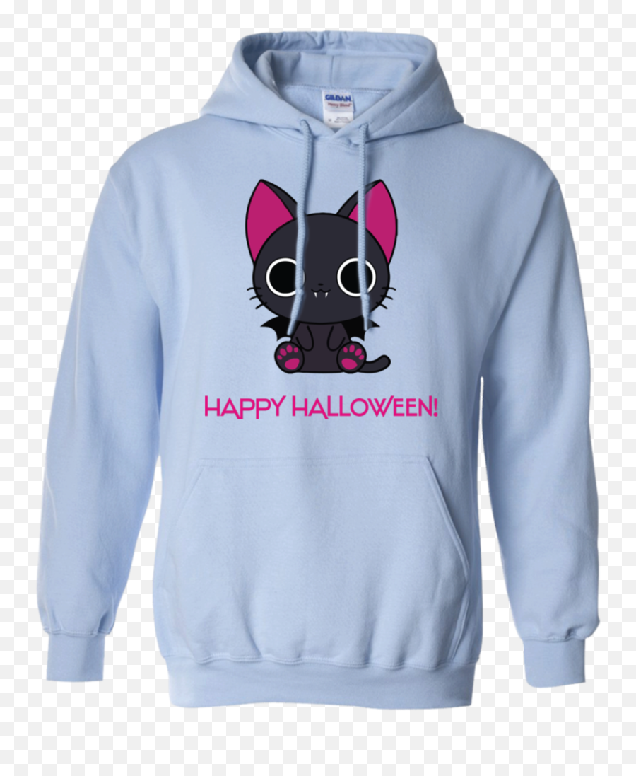 Anime Cat Halloween Pullover Hoodie U2013 Teeever - Volleyball Pullover Designs Png,Anime Cat Png