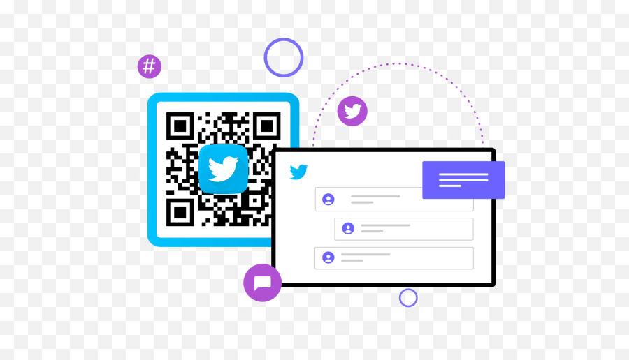 Twitter Qr Code Tips For Creation And Using - Meqr Salisbury Zoological Park Png,Twitter Video Icon