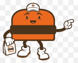 Square Burger - Clip Art Png,Cartoon Burger Png