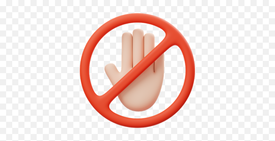 No Shake Hands Icon - Download In Glyph Style No Entry Sign Black Background Png,Afk Icon
