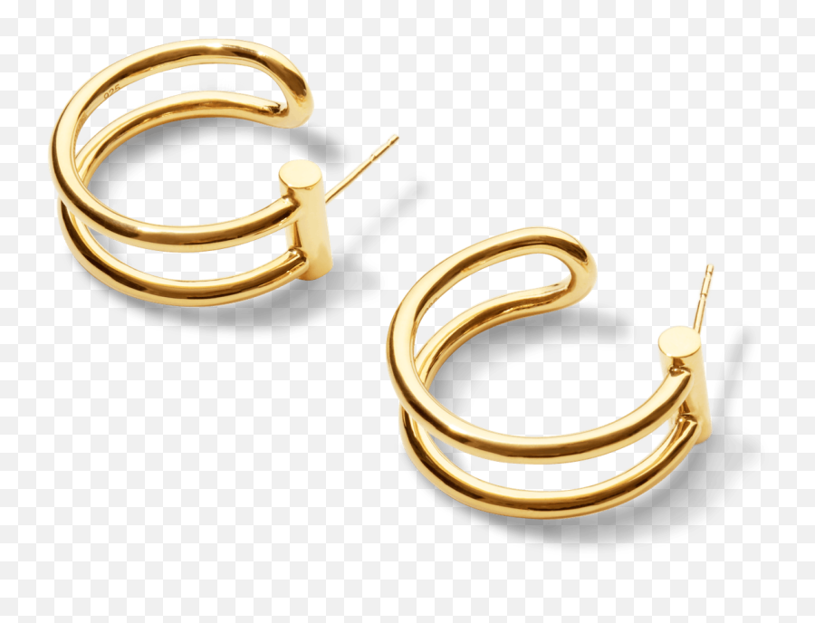 Bike Lock Huggie Earrings14k Gold Shinola Detroit - Solid Png,Madewell Icon