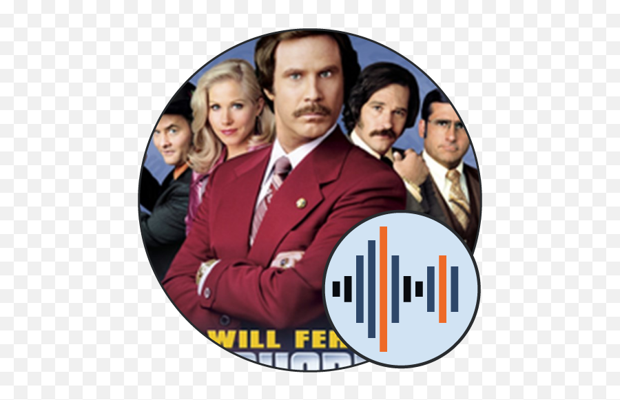 Anchorman The Legend Of Ron Burgundy Movie Soundboard - Will Ferrell Anchorman The Legend Of Ron Burgundy Words Black And White Png,Resident Evil Folder Icon
