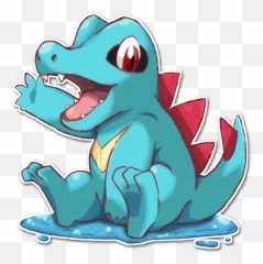 Totodile - Cute Totodile Pokemon Png,Totodile Png