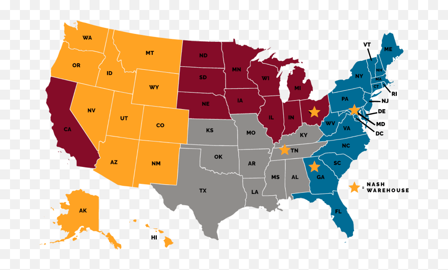 Nash Distribution Supplier Basement Waterproofing - Us Map Blue Png,963 Nash Icon