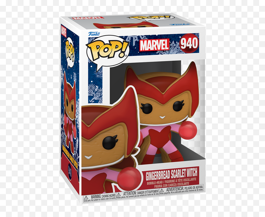 Funko Pop Marvel For Sale Krakenu0027s Collection - Gingerbread Scarlet Witch Funko Pop Png,Marvel Icon Action Figures