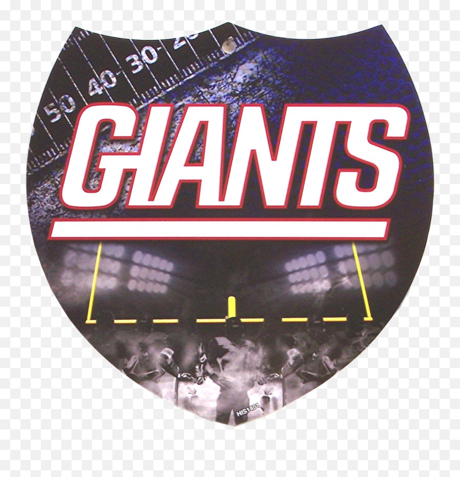 New York Giants Football Interstate Small Sign - Old Time Signs Nfl New York Giants Logo Png,Interstate Icon