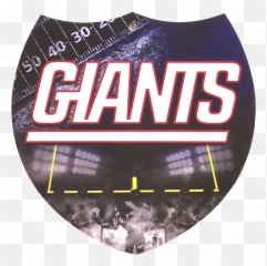 New York Giants Football Interstate Small Sign - Old Time Signs Nfl New York Giants Logo png