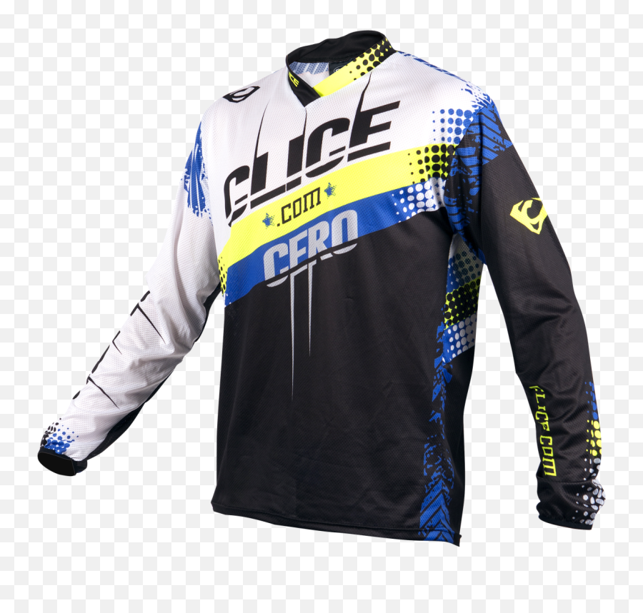 Clice Cero Trial Jersey 2018 - Long Sleeve Png,Blue Icon Motorcycle ...
