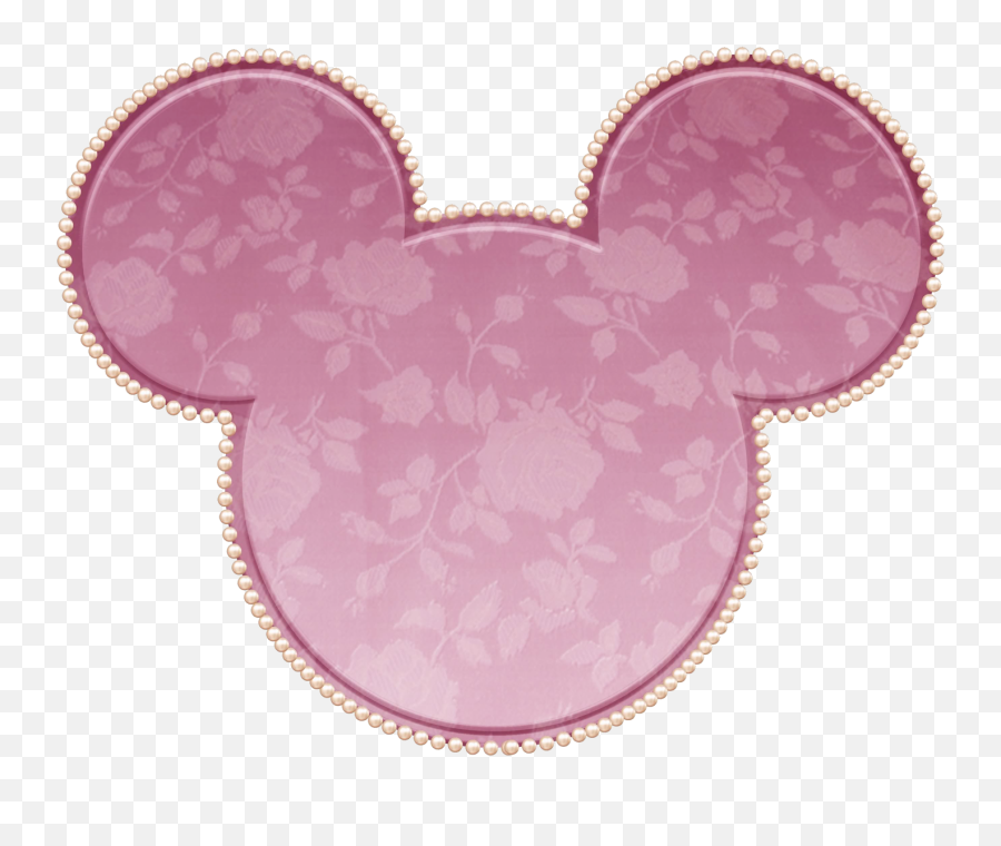 Pink Lace Minnie Ears - Background Minnie Mouse Png,Minnie Ears Png