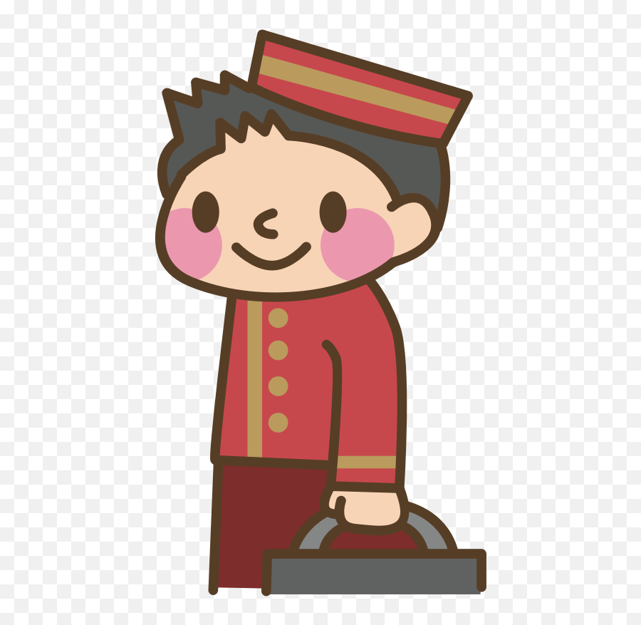 This Png File Is About Porter Suitcases Male - Persona Bellboy Png,Hamburguesa Png