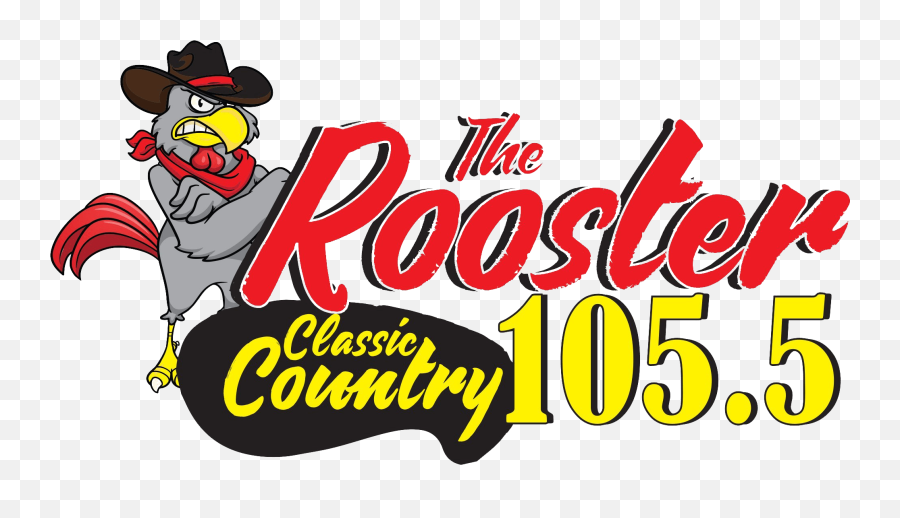 Home - The Rooster 1055 Fm Classic Country The Rooster Cartoon Png,Rooster Logo