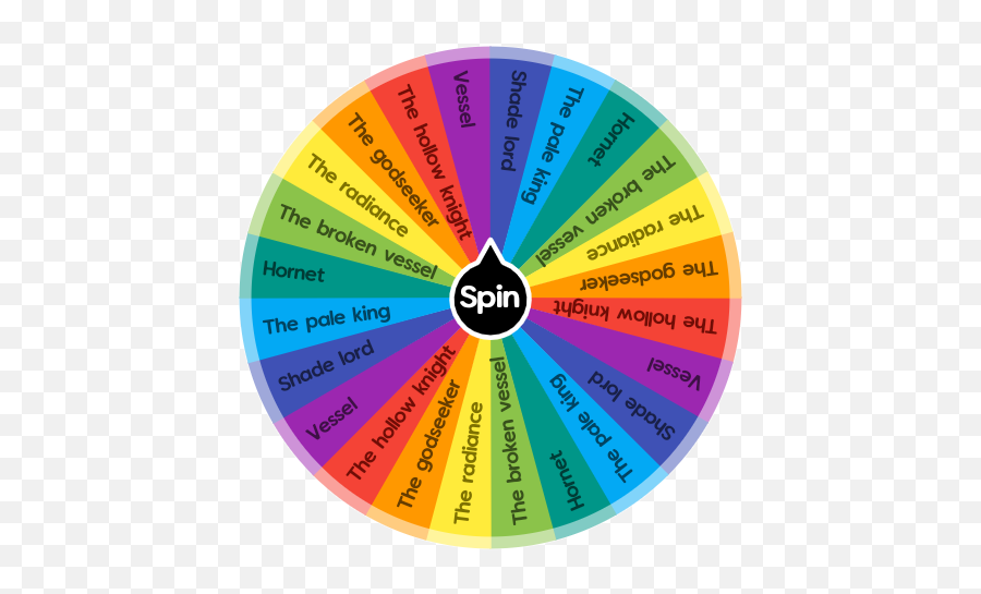Hollow Knight Gods Spin The Wheel App - Circle Png,Hollow Knight Png