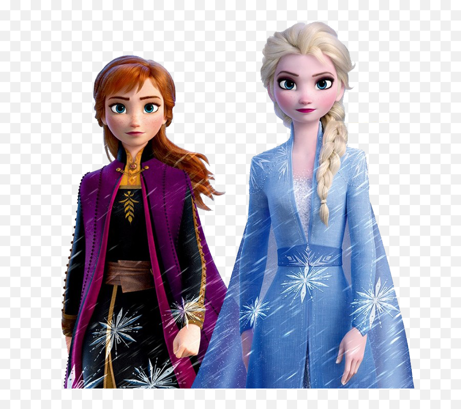 Frozen 2 Elsa And Anna Walking Png Transparent
