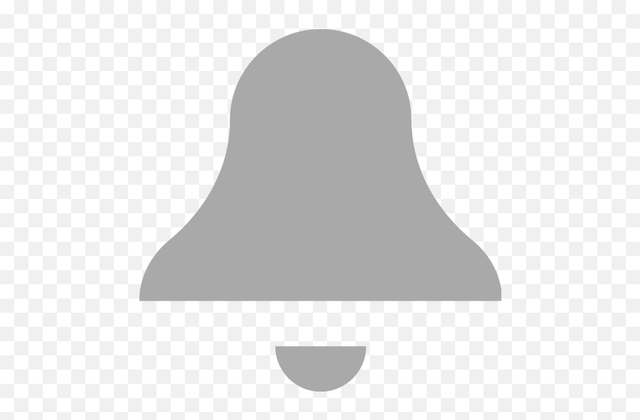 Dark Gray Bell 3 Icon - Free Dark Gray Bell Icons Clip Art Png,Youtube Bell Png