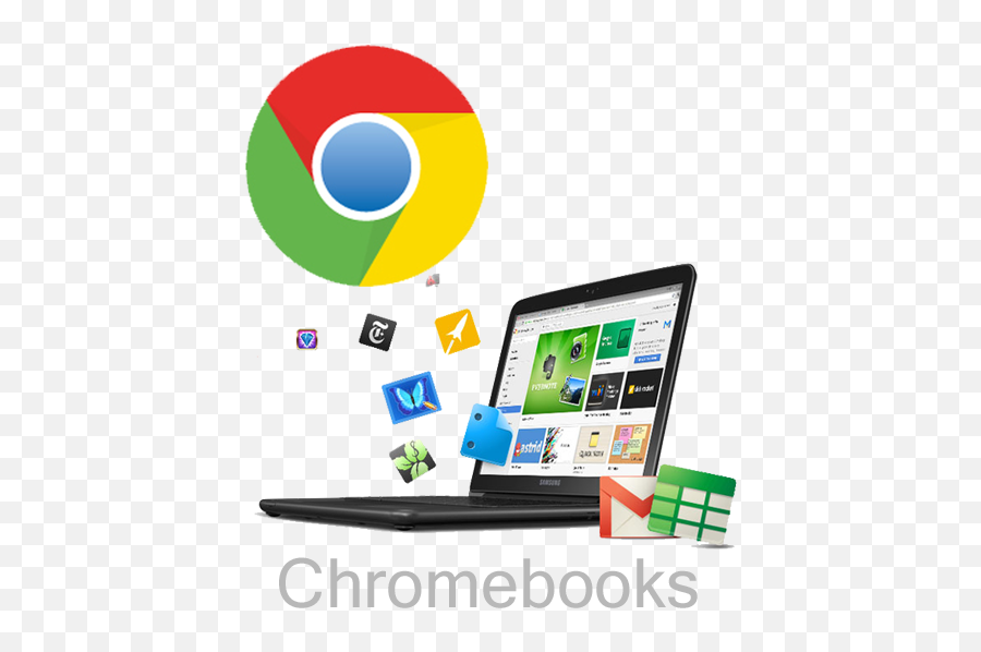 Chromebooks Computers Chromelogo - Chromebook Clipart Png,Chromebook Png