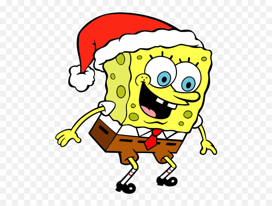 Spongebob Christmas Clipart - Spongebob Christmas Png,Sponge Bob Png