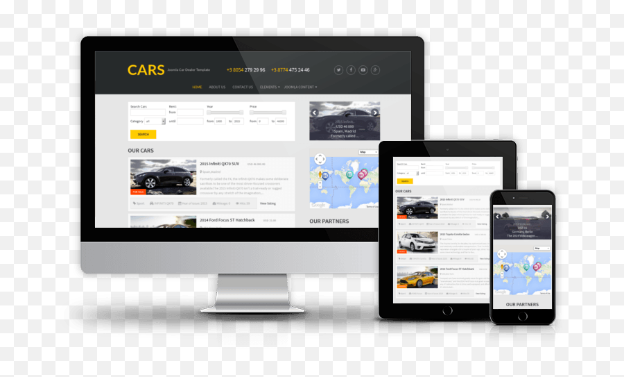 Free Car Template Cars - Ordasoft Joomla Png,Free Logo Templates