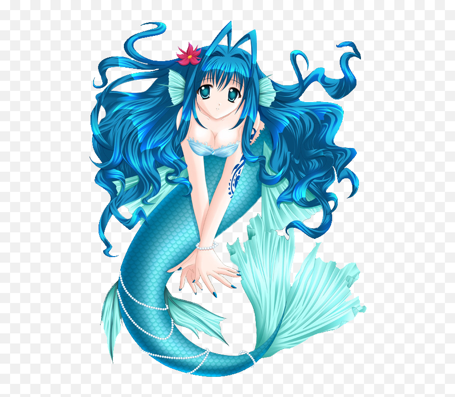 Anime Mermaid Png 7 Image - Anime Mermaid Png,Mermaid Transparent Background