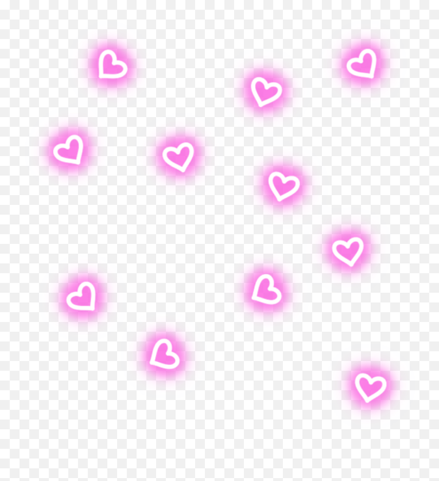 Pink Neon Lights Png Clipart - Aesthetic Hearts Png,Neon Light Png