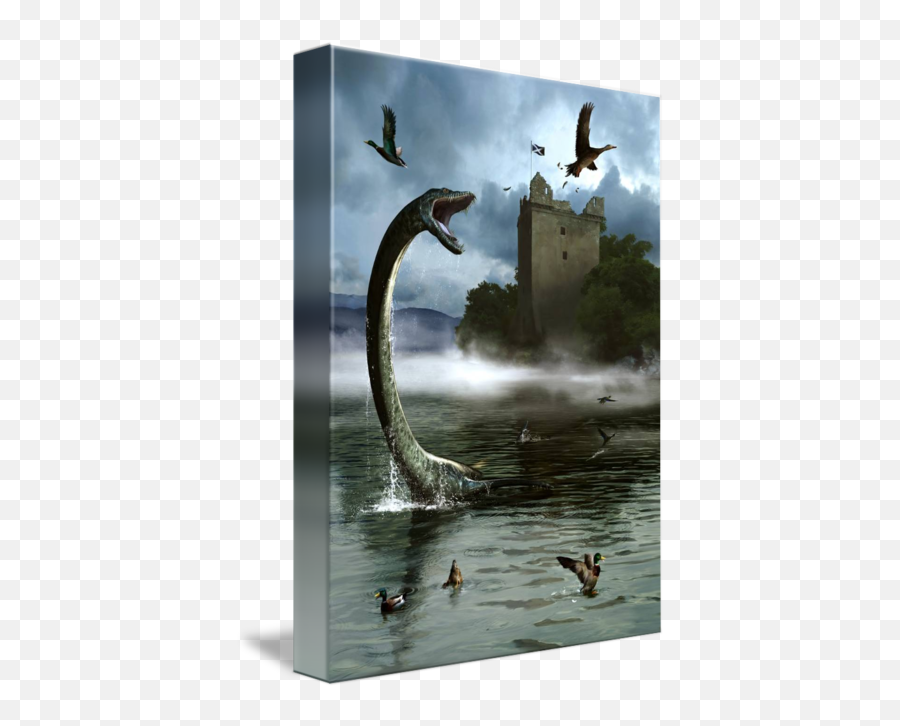 Loch Ness Monster By Alexander Tomlinson - Fog Horn Sea Monster Png,Loch Ness Monster Png