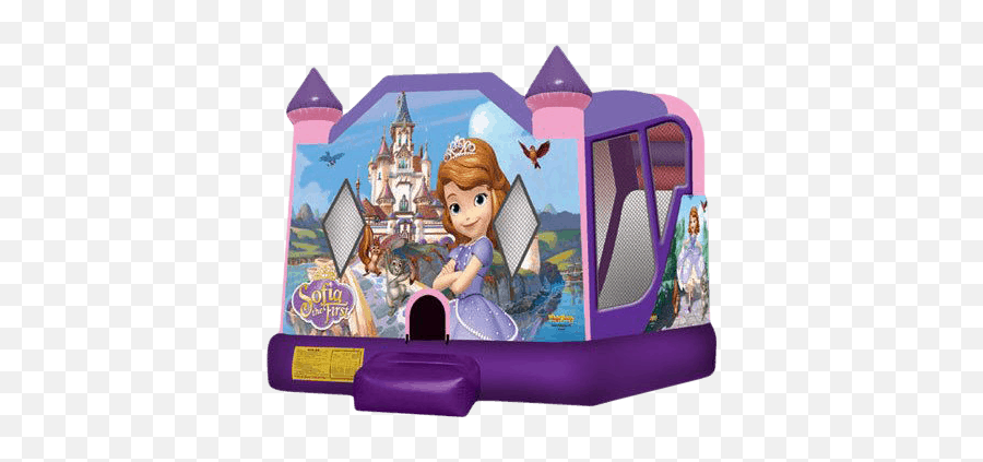 Sofia The First Combo Slide Bounce Rental New York Clownscom - Sophia Bounce House Png,Sofia The First Png