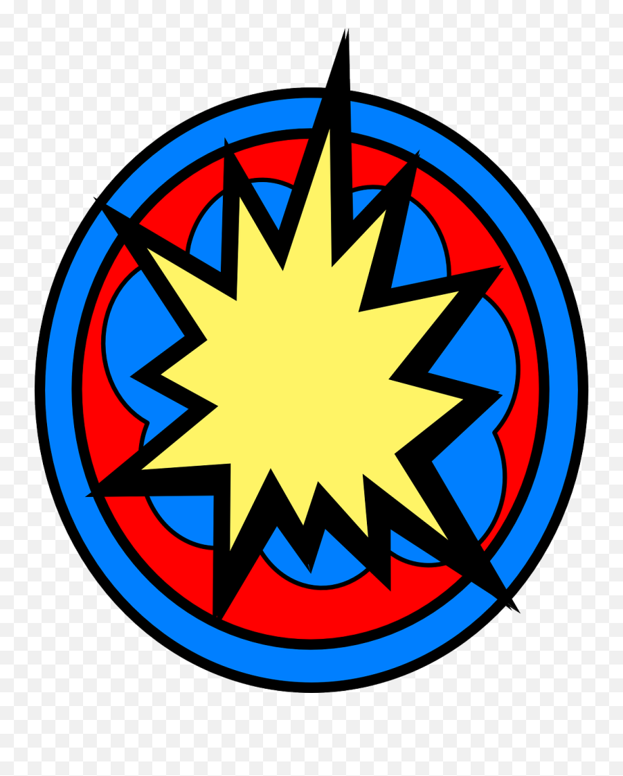 Comics Bang Pow - Free Vector Graphic On Pixabay Superhero Badge Clipart Png,Superman Logo Vector