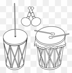 Filemaraca Tambor Y Furrucosvg - Wikimedia Commons Dibujo De Furruco Para Colorear Png,Maracas Png