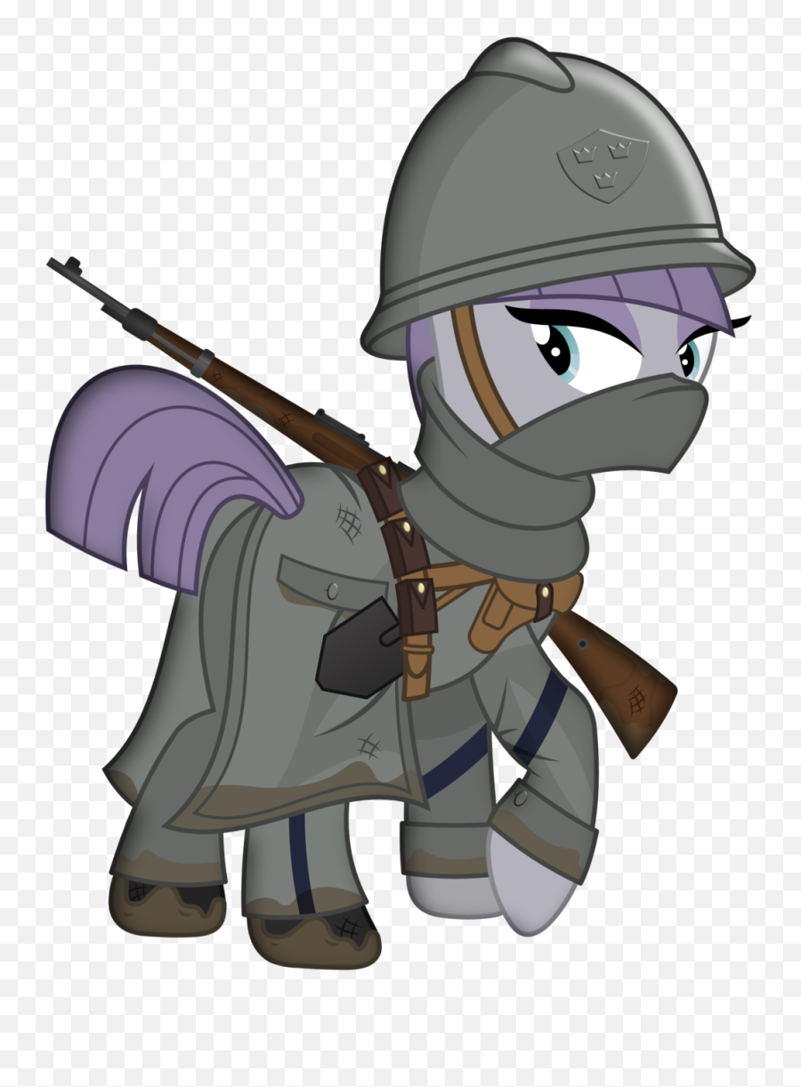 Download Hd Brony - Works Boots Gun Helmet Maud Pie My Little Pony Military Png,Military Helmet Png