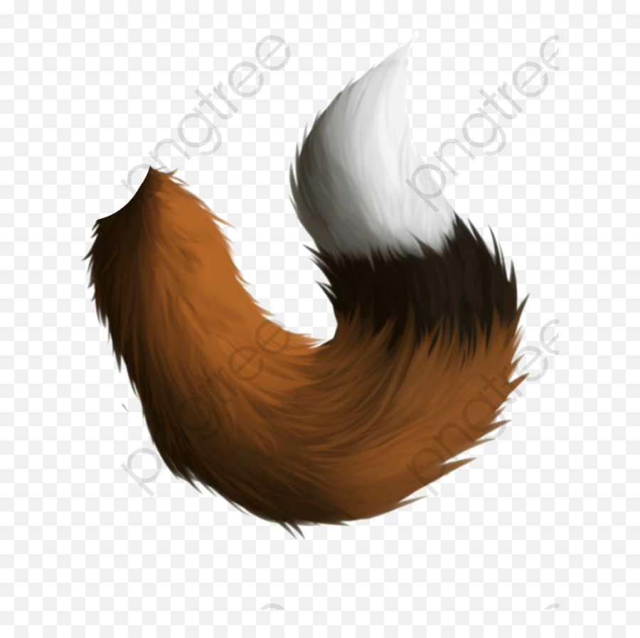 Download Free Png Fox Tail Clipart Hand Painted - Fox Tail Png,Fox Clipart Png