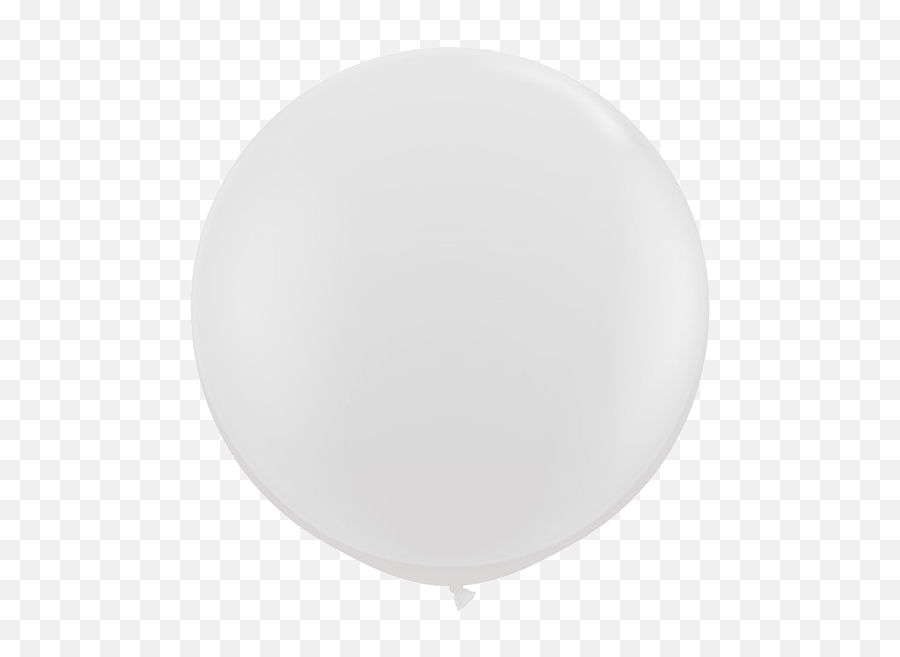 Big Round Giant Balloon 120 Cm 47 - Round White Balloon Png,Up Balloons Png