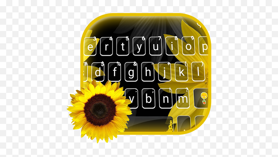 Blossom Sunflower Keyboard Theme - Apps On Google Play Sunflower Png,Sunflower Emoji Transparent