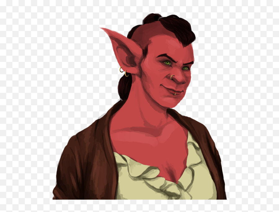 Quick Drawing Female Hobgoblin Art Oc Dnd - Illustration Png,Hobgoblin Png