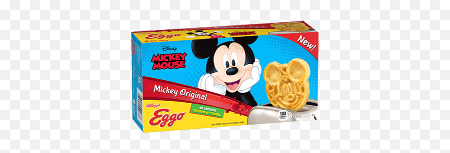 Eggo Mickey Mouse Original Waffles Kelloggu0027s Canada - Eggo Waffles Mickey Mouse Png,Eggo Png