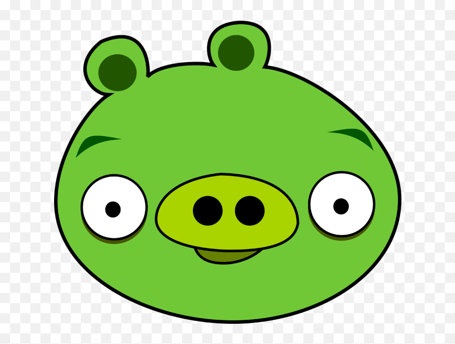 Green Pig Angry Birds Character Png Transparent Background - Pig Angry Bird Png,Pig Transparent Background