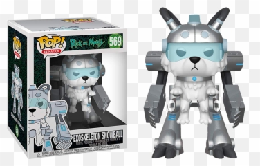Rick And Morty - Snowball In Exoskeleton Suit Super Sized 6u201d Pop Vinyl Figure Funko Pop Rick And Morty Exoskeleton Snowball Png,Snowball Png