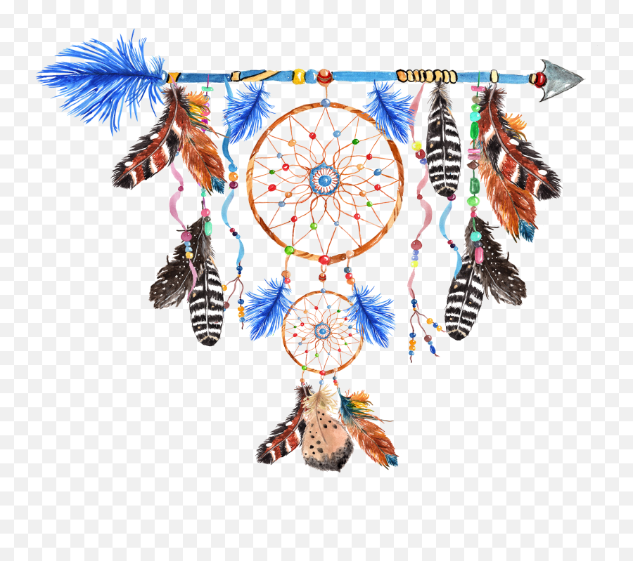Download Dreamcatchers Tribal Clip Art Example Image - Png Download Dream Catcher Transparent Background,Dreamcatcher Png