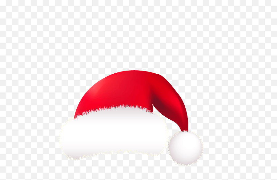 Christmas Hat Color Vector Illustration - Clip Art Png,Christmas Hat Transparent