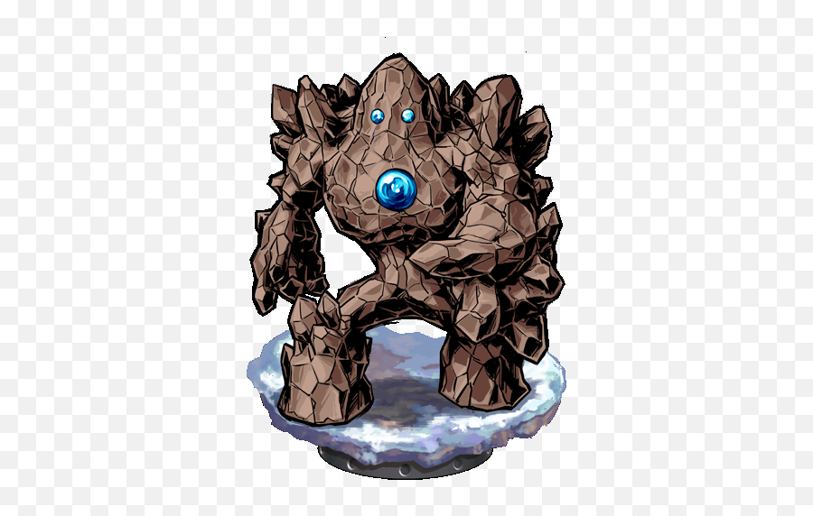 Stone Golem - Blue Crystal Golem Png,Golem Png