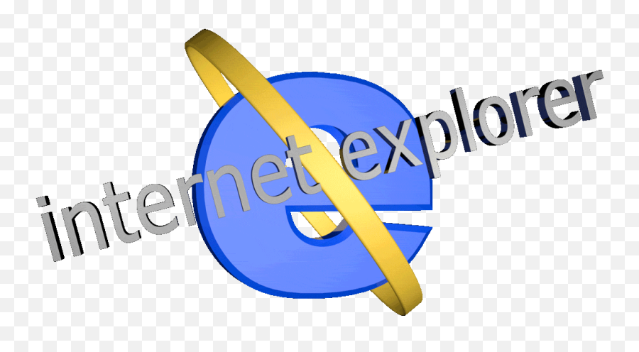 Top Internet Explorer Stickers For - Internet Explorer Spinning Logo Png,Internet Transparent