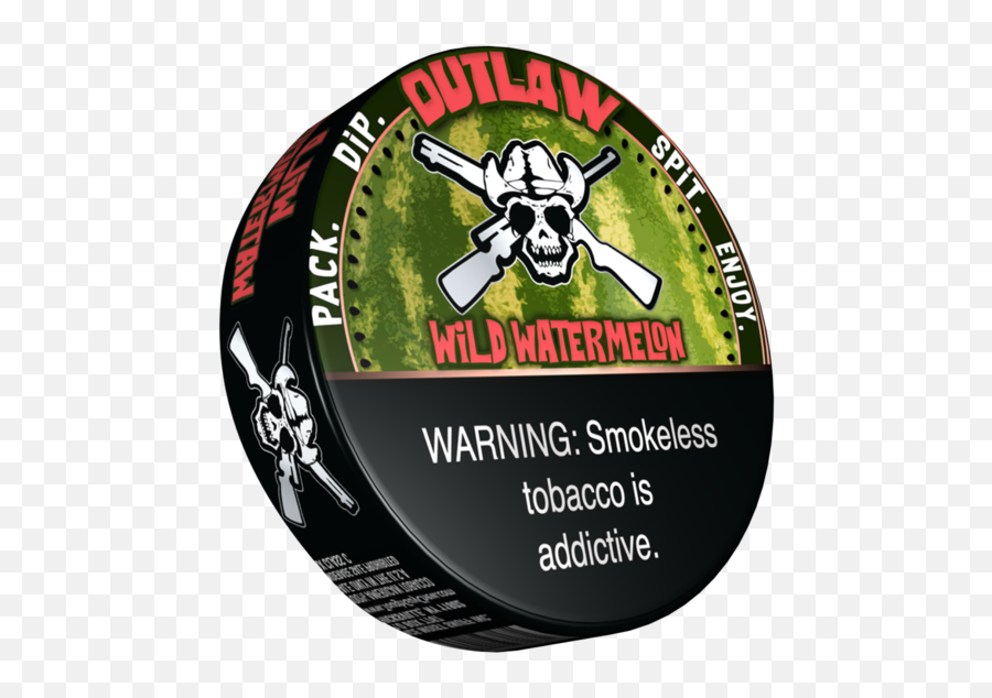Outlaw Wild Watermelon Dip Tobacco - Outlaw Wild Watermelon Png,Dip Png
