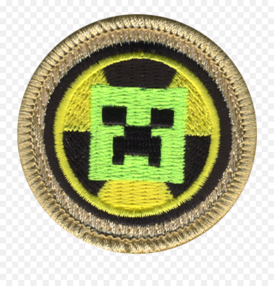 Radioactive Cube Monster Patrol Patch - Emblem Png,Radioactive Logo