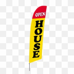 Bowflag Stock Design Open House Flag Banner Display Png