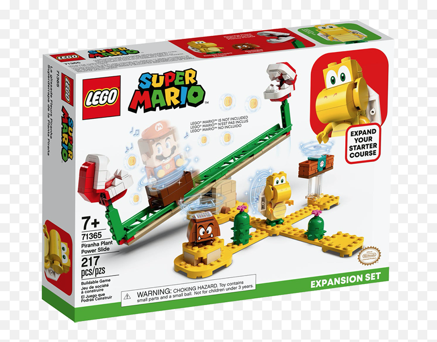 Lego 71365 Super Mario Piranha Plant Power Slide Expansion Set - Lego Mario Expansion Set Png,Piranha Plant Png