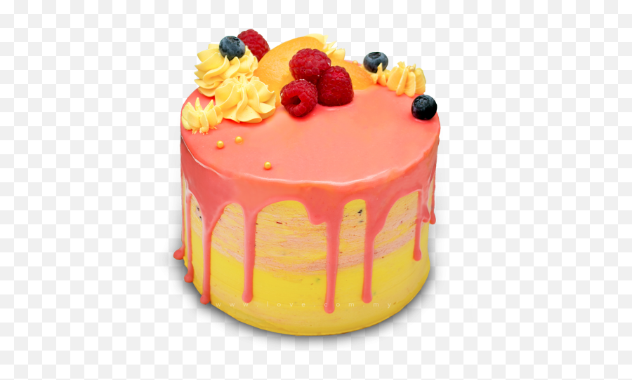 Download Raspberry Peach Cake - Cake Decorating Supply Png,Minecraft Cake Png