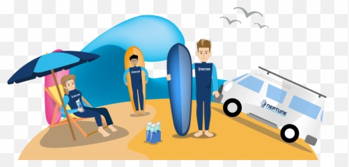 Cartoon Waves Png - Leisure